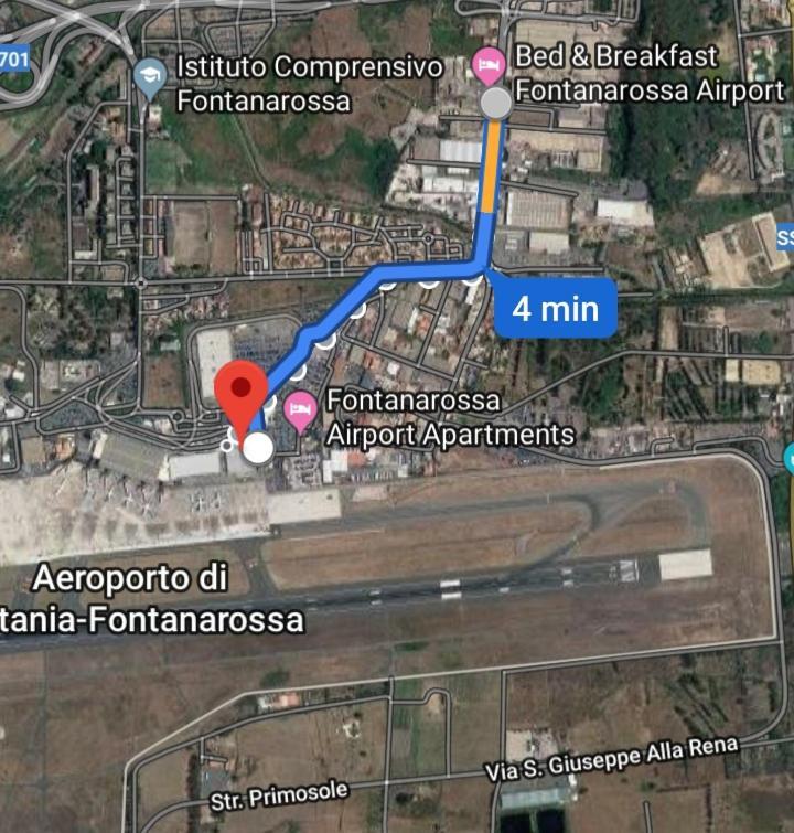 Bed & Breakfast Fontanarossa Airport -Private Parking- Catania Exteriör bild